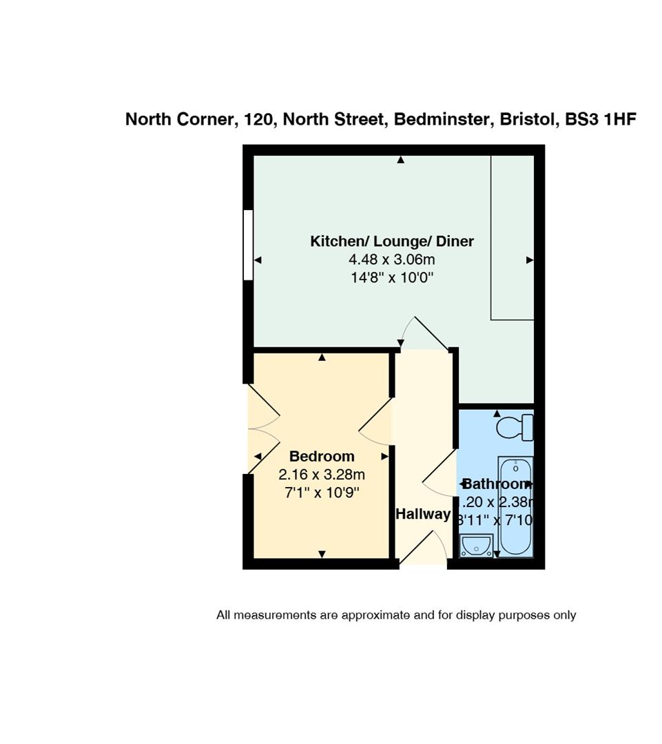 Floorplan for North Street, Bedminster, Bristol